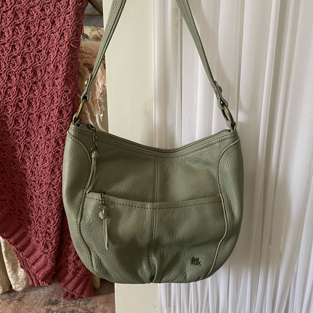 NWT The Sak green leather purse
